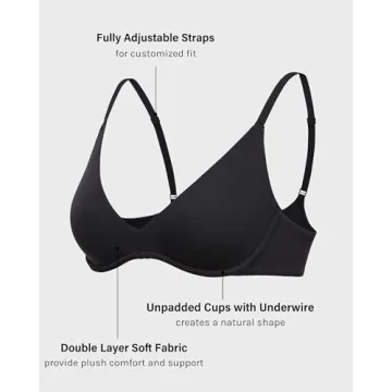 INLYRIC Women's Inbarely Plus Plunge Bra for Comfort