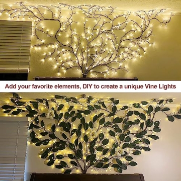 Enchanted Willow Vine Lights for Warm White Decor