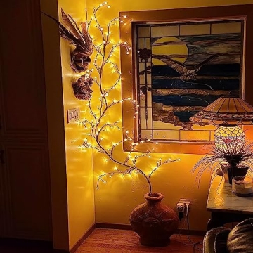 Enchanted Willow Vine Lights for Warm White Decor