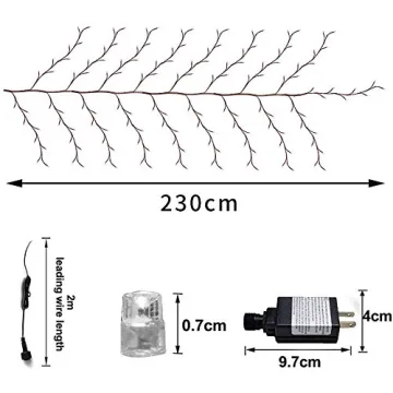 Enchanted Willow Vine Lights for Warm White Decor