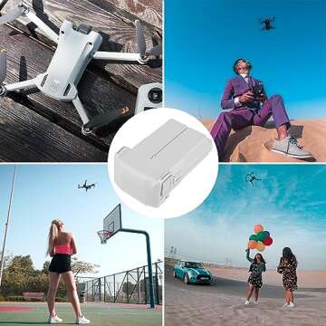 JHTC Mini 3 Pro Battery Mini 3 Battery Rechargeable 1 Packs 3850mAh Replace for Mini 3/Mini 3 Pro Battery Compatible with DJI Mini 3/Mini 3 Pro Drone