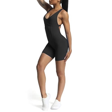 Aoxjox Stylish Workout Rompers for Women's Fitness Wear