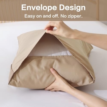 ROSGONIA King Size Comforter Set in Taupe Brown