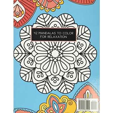 Mandala Coloring Book for Kids: Big Mandalas to Color for Relaxation, Book 1 (Mandala Coloring Collection)