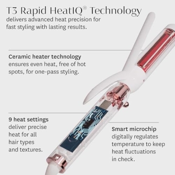 T3 Switch Kit Classic Trio Curling Iron with Interchangeable Barrels