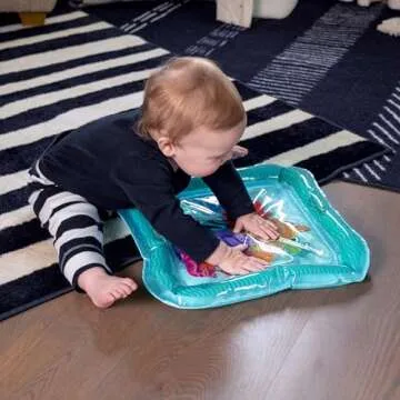 Baby Einstein Ocean Explorers Sensory Splash Water Mat, for Tummy Time or Seated Play, Ages 0-36 Months