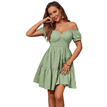 Stylish Zexxxy Off Shoulder Summer Mini Dress - S-XL