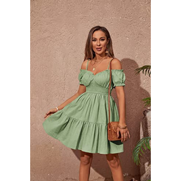 Stylish Zexxxy Off Shoulder Summer Mini Dress - S-XL