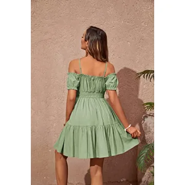 Stylish Zexxxy Off Shoulder Summer Mini Dress - S-XL