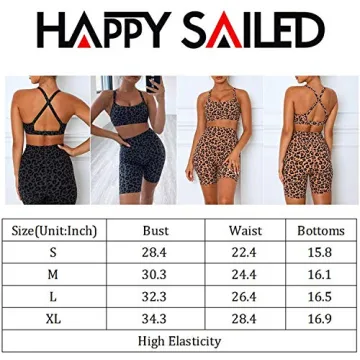 Happy Sailed Women Yoga Set | Chic 2 Piece Activewear