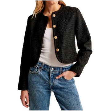YEXPINE Women's Tweed Jacket: Stylish & Versatile Fall Fashion