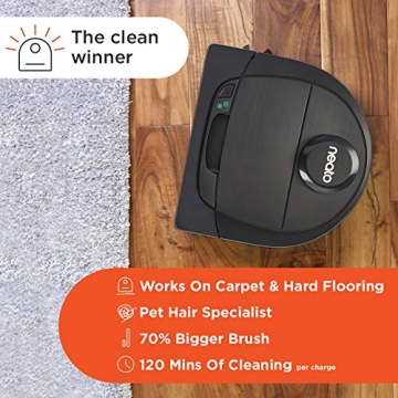 Neato D6 Robot Vacuum - Laser Guided Pet Hair Cleaner