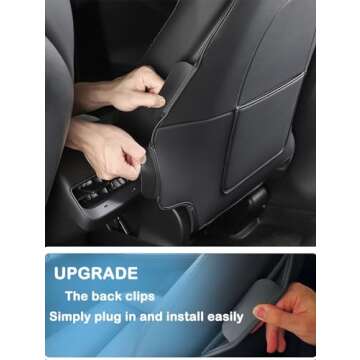 EVMODS Upgrade 2024 Tesla Back Seat Protector for Kids
