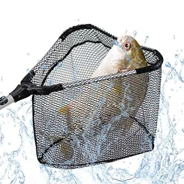 Folding Fishing Net with Telescoping Pole for Anglers