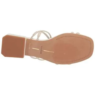 Dolce Vita womens Haize Heeled Sandal, Ivory Stella, 6.5 US