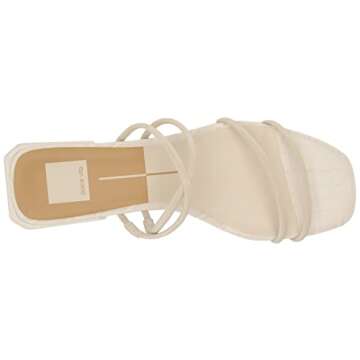 Dolce Vita womens Haize Heeled Sandal, Ivory Stella, 6.5 US