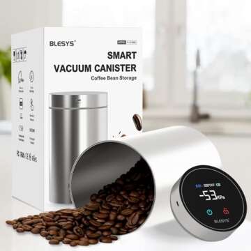 Smart Vacuum Coffee Canister for Ultimate Freshness