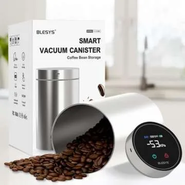 Smart Vacuum Coffee Canister for Ultimate Freshness
