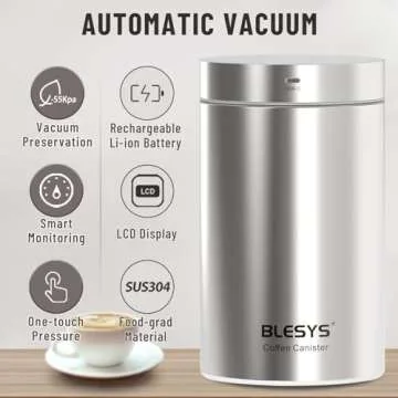 Smart Vacuum Coffee Canister for Ultimate Freshness