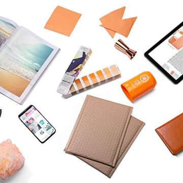 Metronic Bubble Mailers 6x10 25 Pack, Waterproof Shipping Bags, Self-Seal Packaging Bags, Padded Envelopes, Packaging for Business, Lip Gloss, Accessories, Jewelry, Cosmetics, 0