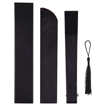 Elegant Folding Hand Held Fan for Weddings and DIY Decor