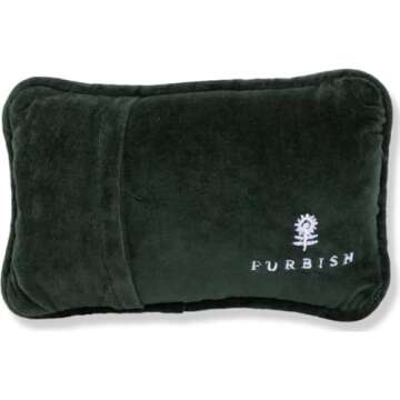 FURBISH Handmade Needlepoint Decorative Throw Pillow - Be My Baby - 5" x 8" - Mini Embroidered Accent Pillow for Bed, Chair, Couch, Sofa - Aesthetic Room Decor