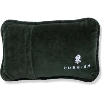 FURBISH Handmade Needlepoint Decorative Throw Pillow - Be My Baby - 5" x 8" - Mini Embroidered Accent Pillow for Bed, Chair, Couch, Sofa - Aesthetic Room Decor