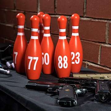 Reusable Bowling Pins Shooting Targets for All Firearms