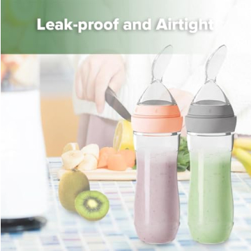 Haakaa Silicone Baby Food Dispensing Spoon Feeder for Infants