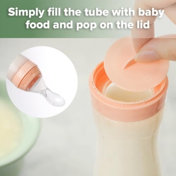 Haakaa Silicone Baby Food Dispensing Spoon Feeder for Infants