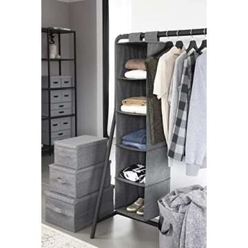 Bigso Foldable Polyester Storage Box with Lid - 10.2"x13.8"