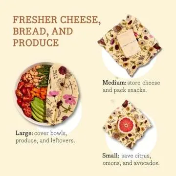 Eco-Friendly Bee's Wrap for Fresh Homemade Bread