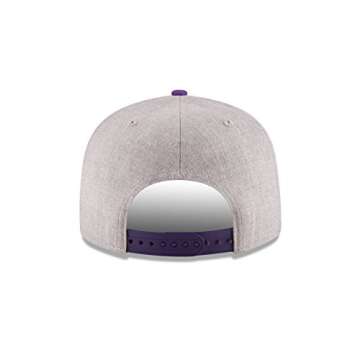 NBA Los Angeles Lakers Men's 9Fifty 2Tone Heather Snapback Cap, One Size, Heather Gray