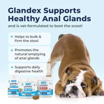 Vetnique Glandex Anal Gland Chews for Dogs - 30 Count