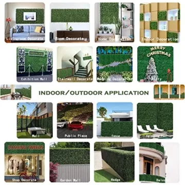 Bybeton Artificial Grass Wall Panel 10"x10" - 12Pcs