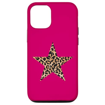 iPhone 15 Leopard Print Y2K Star Case - Stylish & Protective