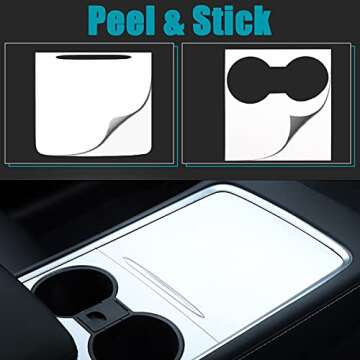 XTAUTO Center Console Wrap for Tesla Model 3/Y Accessories