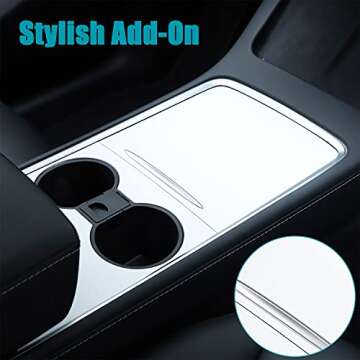 XTAUTO Center Console Wrap for Tesla Model 3/Y Accessories