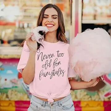 Funny Fairytales T-Shirt for Women - Magical and Casual