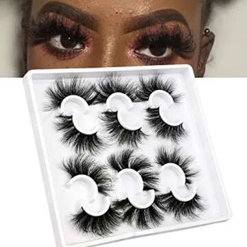 Dramatic Fluffy Mink Eyelashes - 6 Unique Styles Included