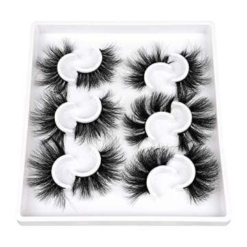 Dramatic Fluffy Mink Eyelashes - 6 Unique Styles Included