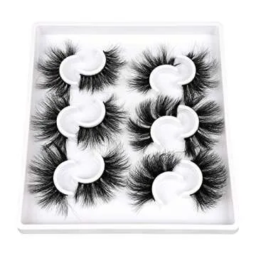 Dramatic Fluffy Mink Eyelashes - 6 Unique Styles Included