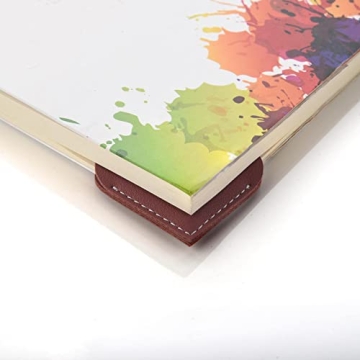 Leather Heart Bookmarks for Women and Kids by Wayzton