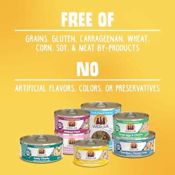 Weruva Classic Cat Food - Grandma's Chicken Soup, 3oz Can