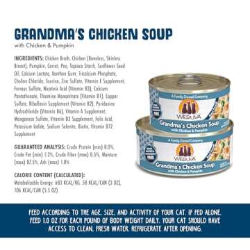 Weruva Classic Cat Food - Grandma's Chicken Soup, 3oz Can