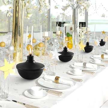 ZSPENG Table Top Citronella Torches 2 Pack