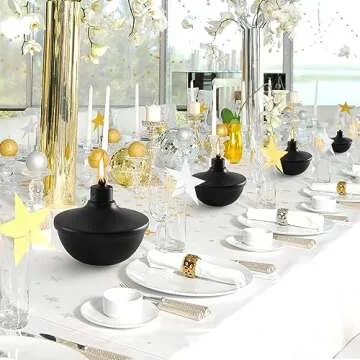 ZSPENG Table Top Citronella Torches 2 Pack