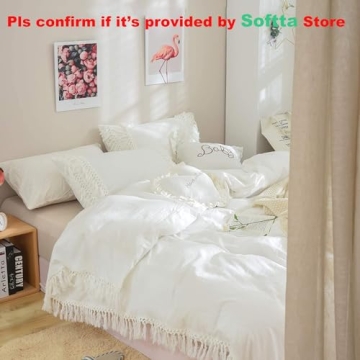 Softta Bohemian Duvet Cover Set for Twin XL Beds - 3pcs