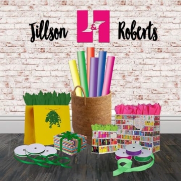 Jillson Roberts 6 Roll-Count Solid Color Gift Wrap Assortment