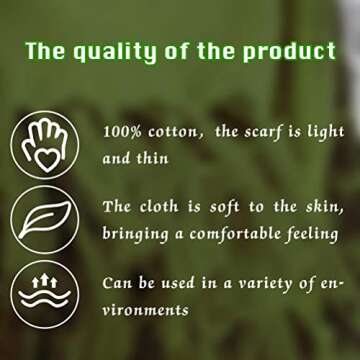 100% Cotton Military Shemagh Tactical Scarf for All